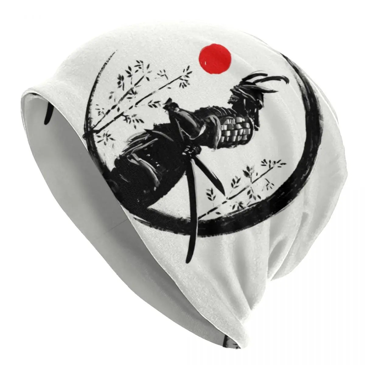 Japanese Samurai Knit Beanie Hat | Hip Hop Unisex Skullies