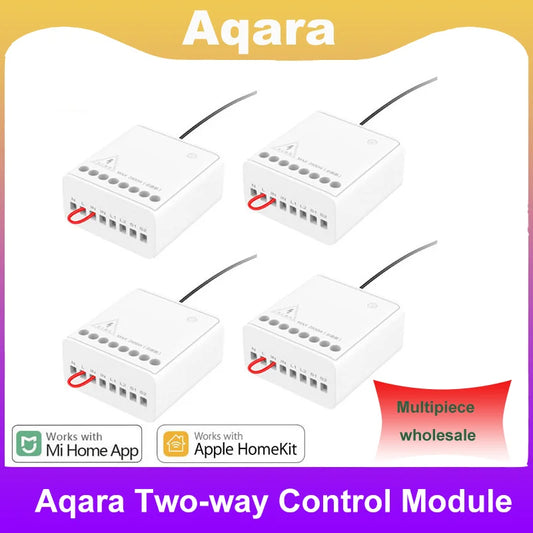 Aqara Two-way Control Module Zigbee Wireless Relay Switch Controller Smart Timer 2 Channels Work With Xiaomi Mi Home Homekit APP Peaceful Pleasures Health and Wellness