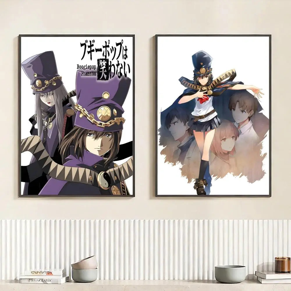 Anime B-Boogiepop and Others Poster HD Self Adhesive Waterproof Wall Art Ideal for Home Office Dorm Bedroom Great Gift Peaceful Pleasures Health and Wellness