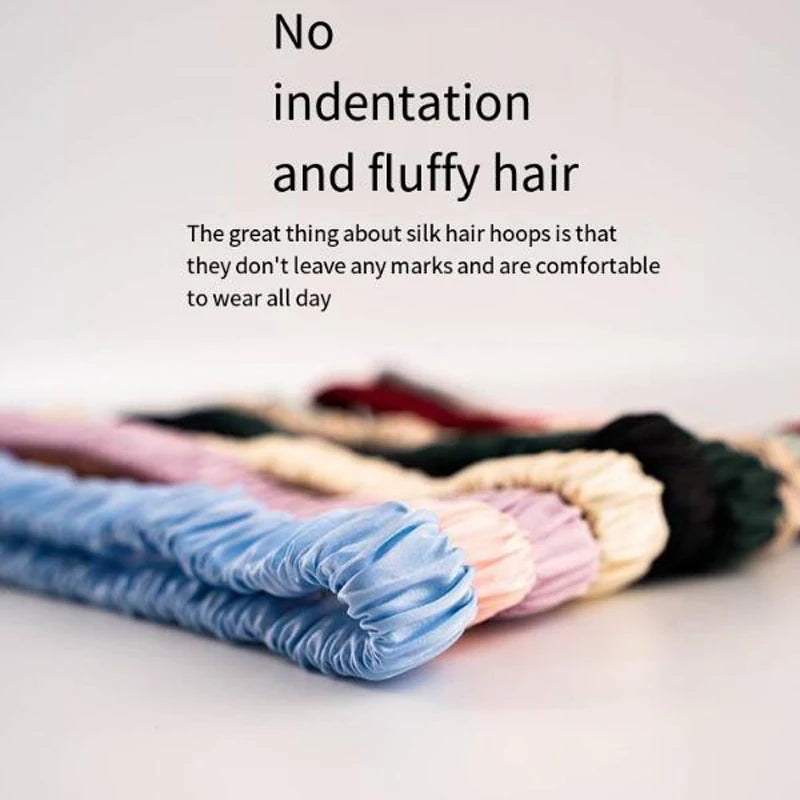 100% Pure Mulberry Silk Headband for Women | Hair & Makeup