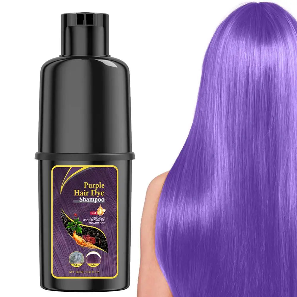 Natural Hair Dye Shampoo – Gray Coverage, All Hair Types