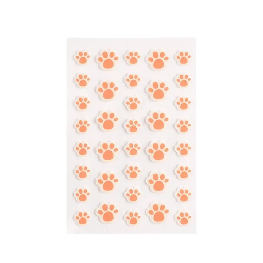 36 Counts Cat Paws Hydrocolloid Acne Pimple Patch Cute Acne Care Cover Patch, Invisible Acne Zit Patches For Face Dots Blemish Peaceful Pleasures Health and Wellness 36 counts