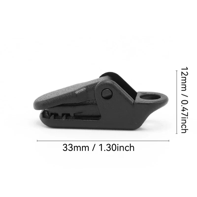 10/20/30Pcs Plastic Tent Tarp Clips Heavy Duty Lock Grip Clamps Canvas Tighten Tools Awning Tarp fixed Clips for Outdoor Camping Peaceful Pleasures Health and Wellness