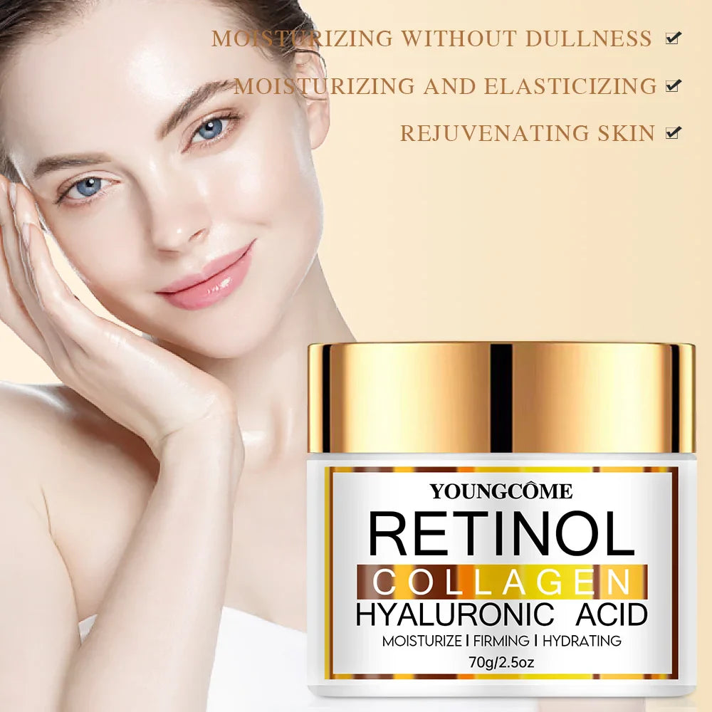 LGRAMER Retinol Face Cream – Collagen & Hyaluronic Acid