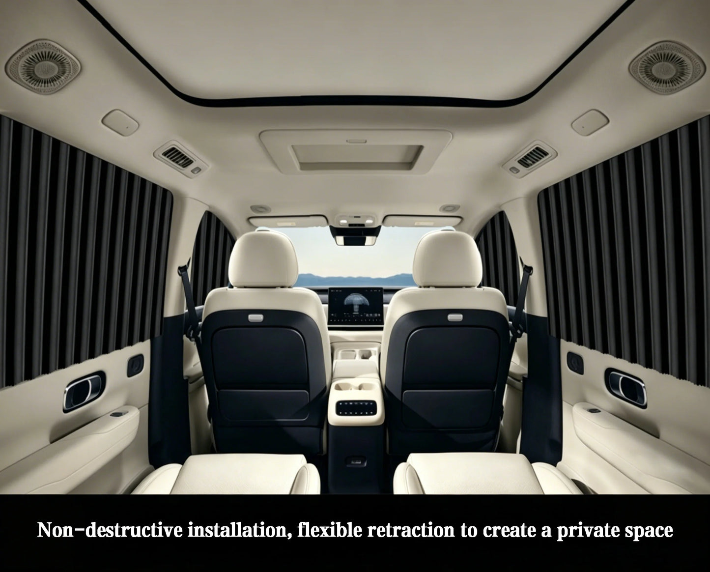 1/2Pcs Magnetic Car Side Window Sun Shade Curtains Privacy Design Sun Protection Sunshade Anti-Glare UV-Blocking Curtain Peaceful Pleasures Health and Wellness