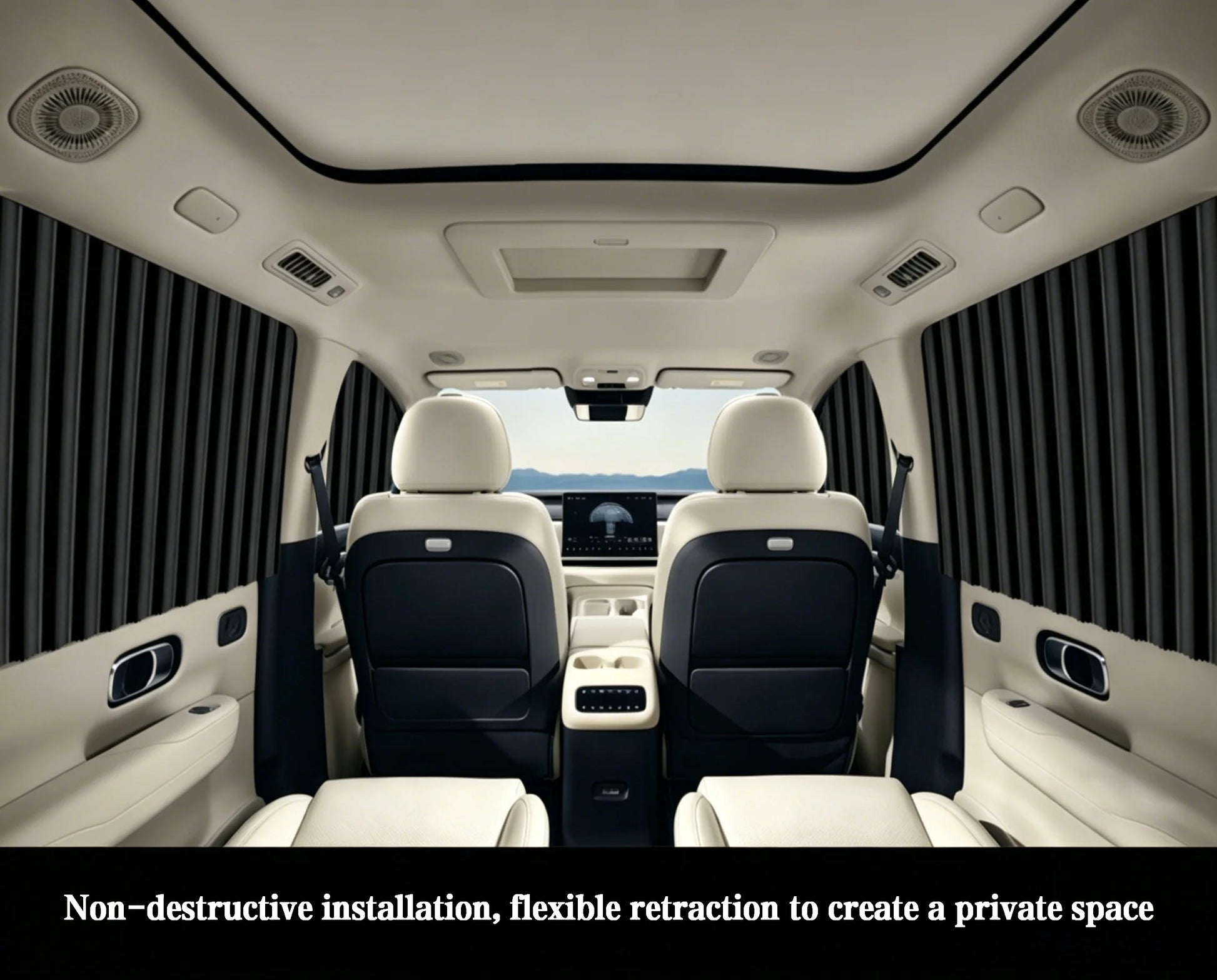 1/2Pcs Magnetic Car Side Window Sun Shade Curtains Privacy Design Sun Protection Sunshade Anti-Glare UV-Blocking Curtain Peaceful Pleasures Health and Wellness