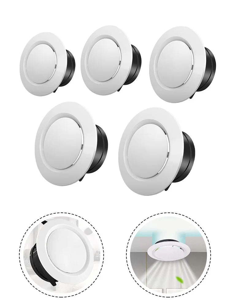ABS Tuyere Ceiling Air Supply Mountable Vent Grille Cover Easy