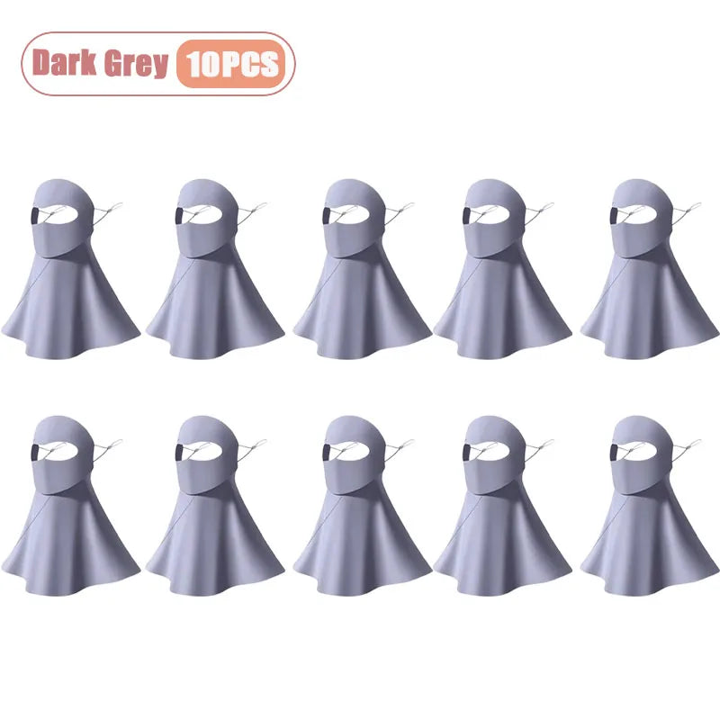 Ice Silk Face Mask UPF 50+ Cooling UV Sun Protection Gaiter