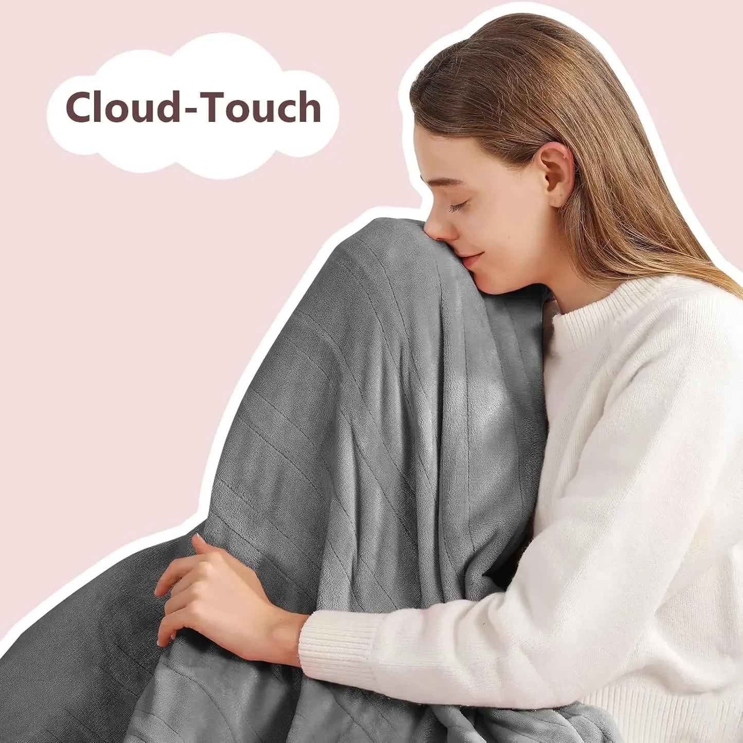 Queen Electric Heated Blanket | Dual Controllers & Auto Shut-Off Peaceful Pleasures Health and Wellness