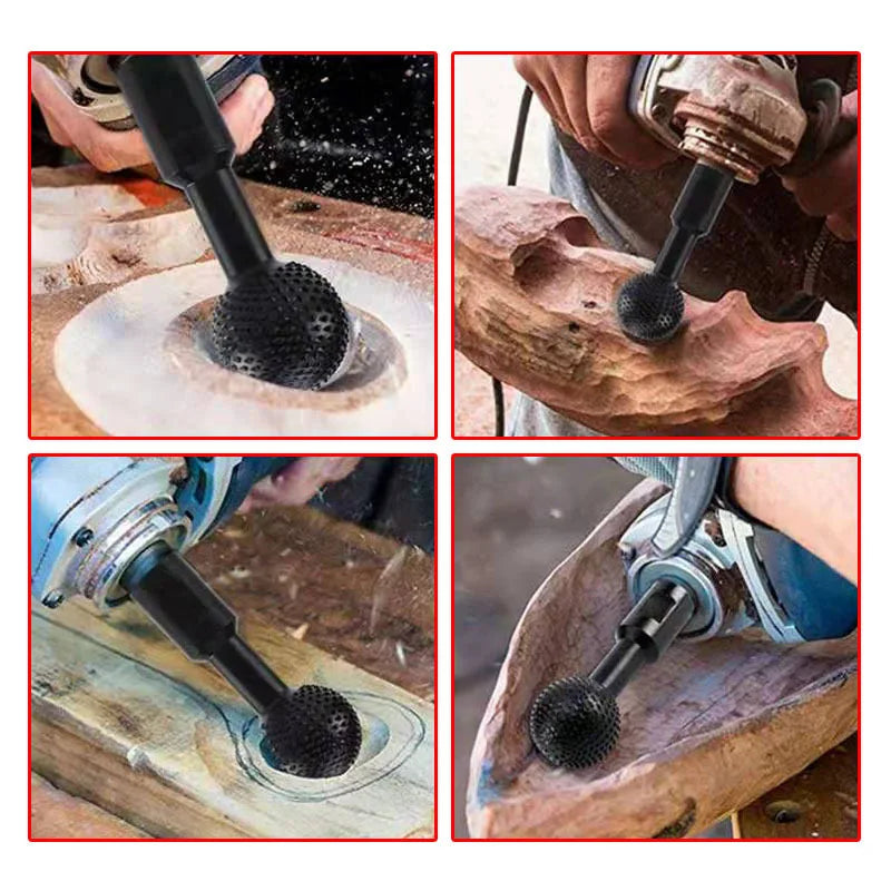 10/14mm Sphere Rotary Grinding Head – Wood Carving Engraving Bit Peaceful Pleasures Health and Wellness