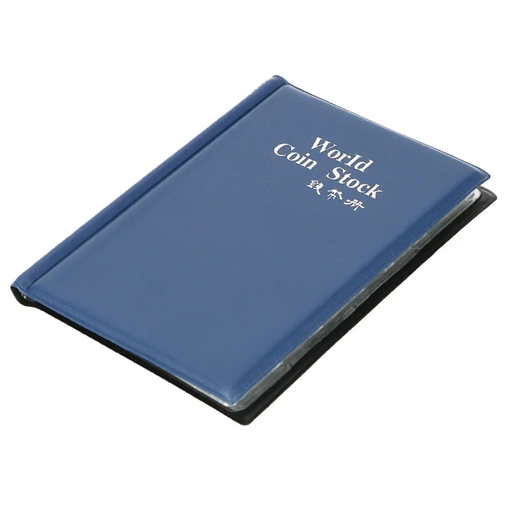 120-Pocket Coin Collection Album Book | Coins & Tokens Organizer
