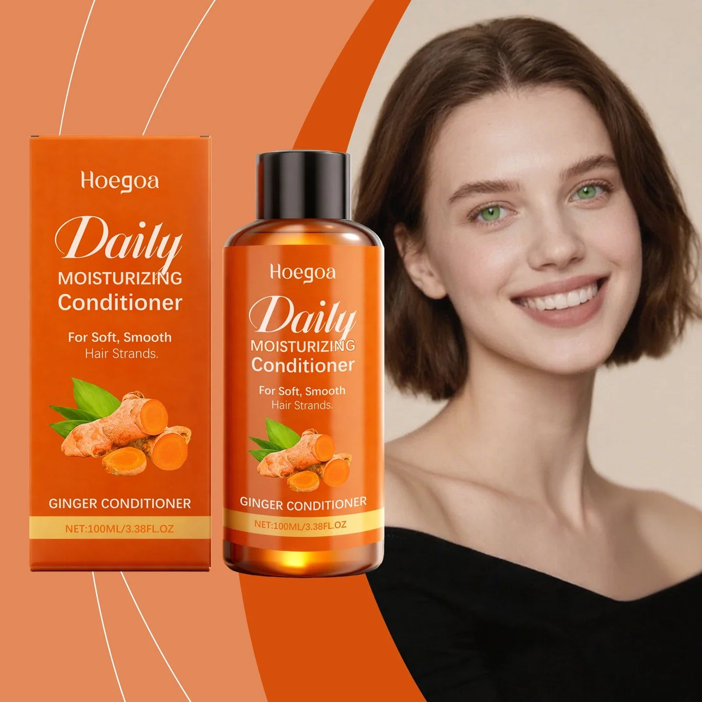 HOEGOA Ginger Hair Growth Shampoo – Strengthen & Nourish