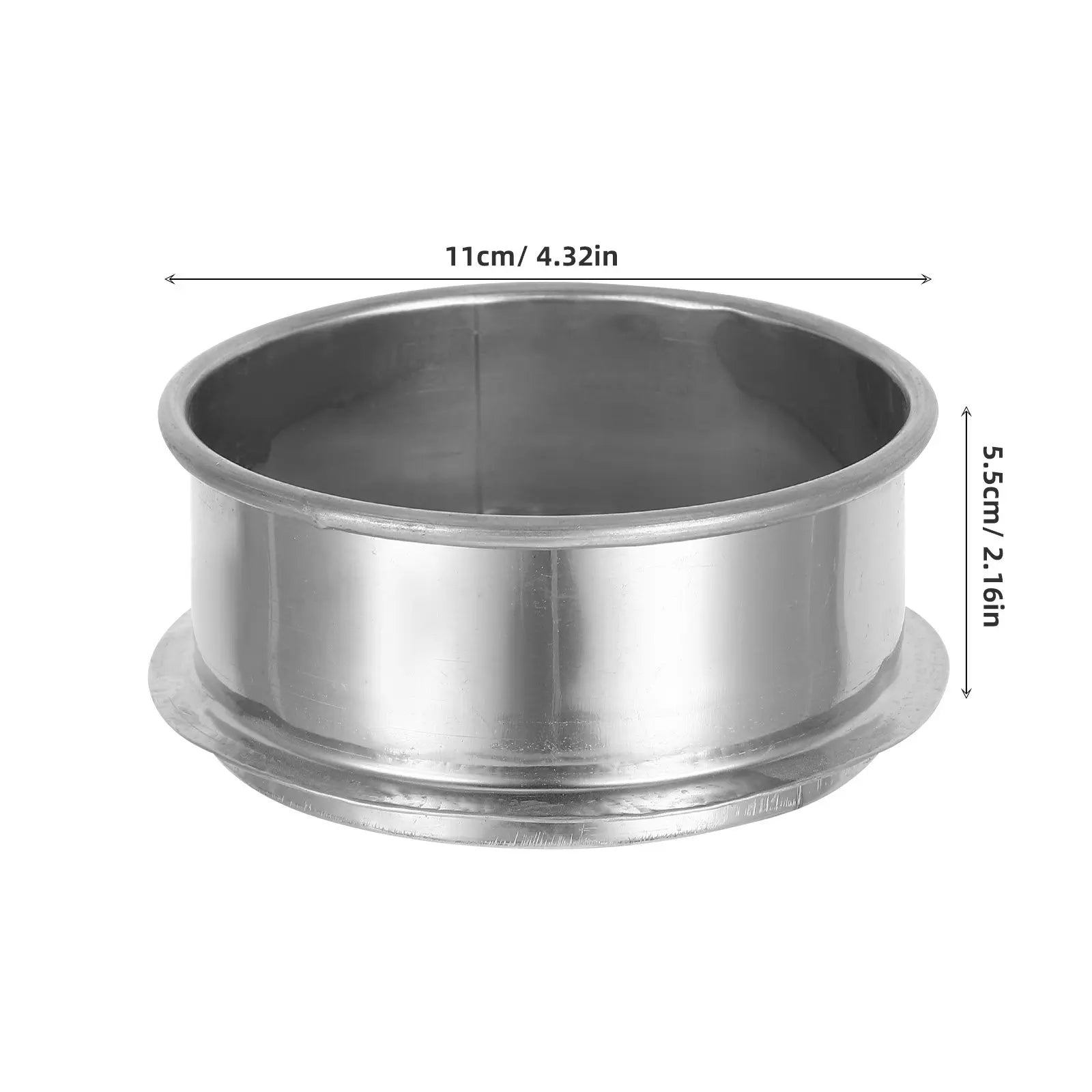 Stainless Steel Round Glaze Sieve 11Cm Portable Fine Mesh Filter Paint Strainer Ceramic Clay Pottery Tool Fine Mesh Strainer Peaceful Pleasures Health and Wellness