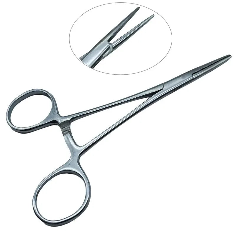 12.5 16 18cm Hand Tool Hemostatic Forceps Pet Hair Clamp Fishing Locking Pliers Epilation Tools Curved/Straight Tip Peaceful Pleasures Health and Wellness straight 18cm