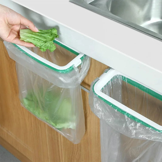 Kitchen Cabinet Hanging Trash Bag Holder Rack | Eco Plastic Trash Bag Holder Rack Oasis Select