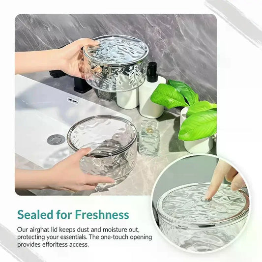 Clear Hair Accessories Organizer Box – Headbands & Bows Hair Accessories Organizer Peaceful Pleasures Health and Wellness