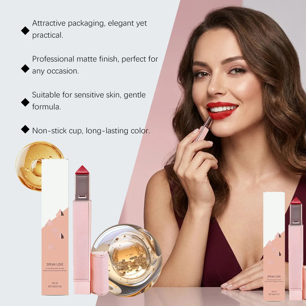 Multi Color Lip Balm Lasting Color Retention Moisturizing Anti Lip Chap Portable Suitable Daily Party Makeup Brighten Lipstick Peaceful Pleasures Health and Wellness