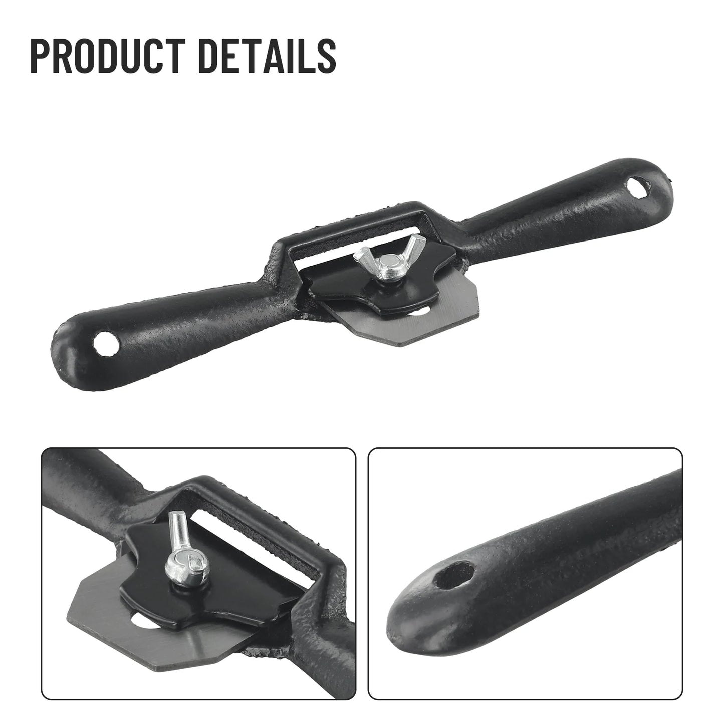 Adjustable Woodworking Plane Deburring Hand Planer Pocket Spokeshave