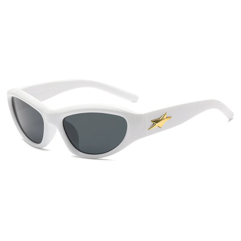 Cat Eye Steampunk Sunglasses UV400 | Vintage Unisex Eyewear