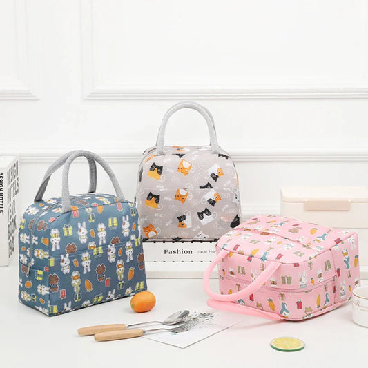 Cute Animal Insulated Lunch Bag – Large Capacity & Waterproof Insulated Lunch Bag Oasis Select