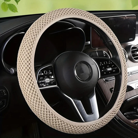 Universal Ice Silk Steering Wheel Cover – Breathable Non-Slip Steering Wheel Cover Oasis Select