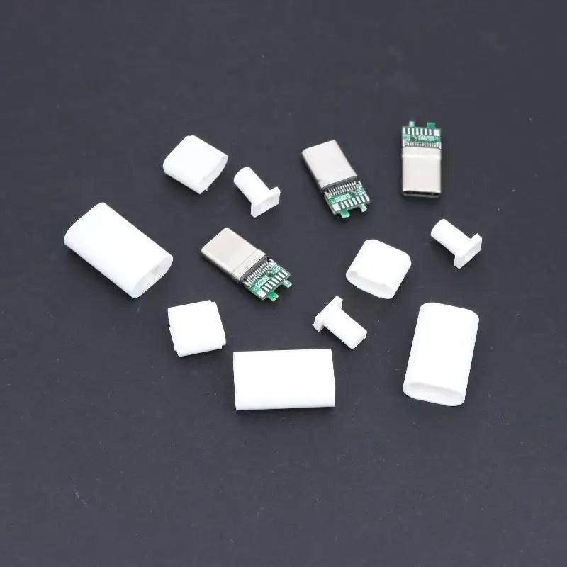 USB-C Male 24P PCB Solder Connector – Fast Charging, 16 Joints