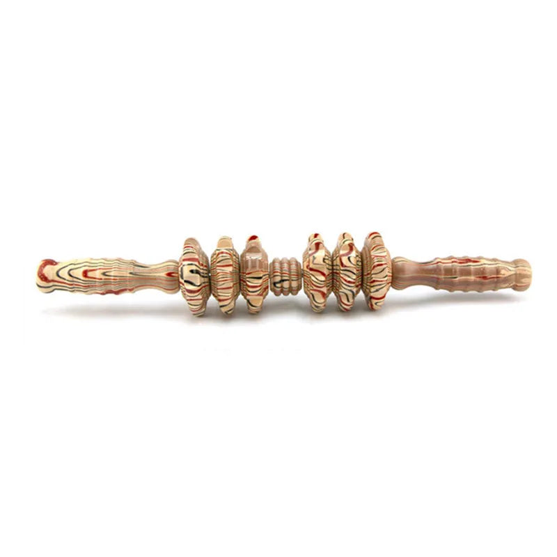 Wood Gear Body Massage Stick Roller – Leg & Thigh Massager