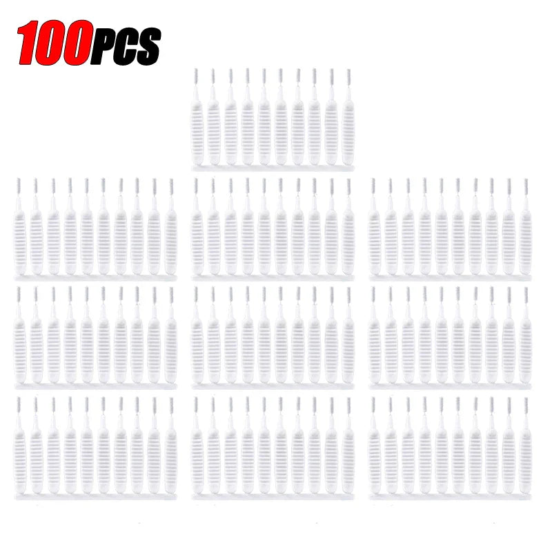 Micro Nylon Shower Nozzle Cleaning Brush Set – 10–500 Pcs
