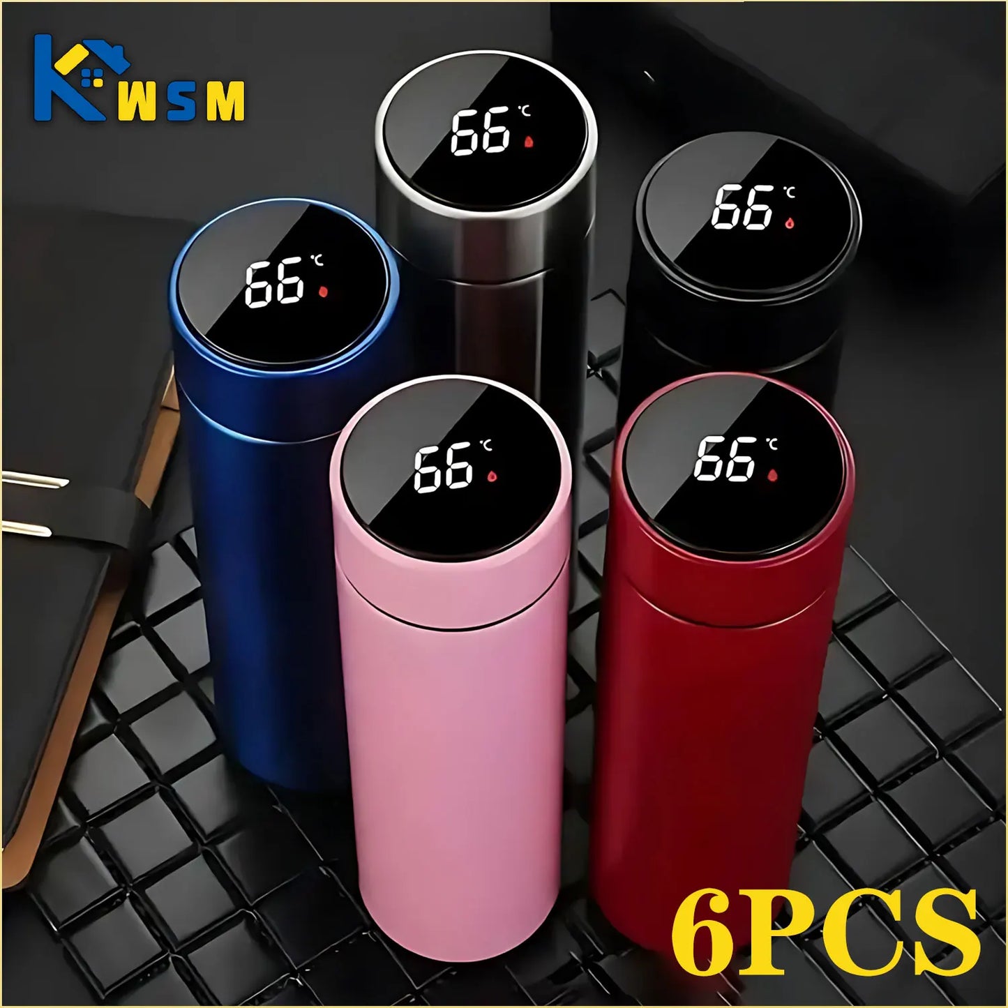 500ml 316 Stainless Steel Smart Thermos Cup | Temp Display