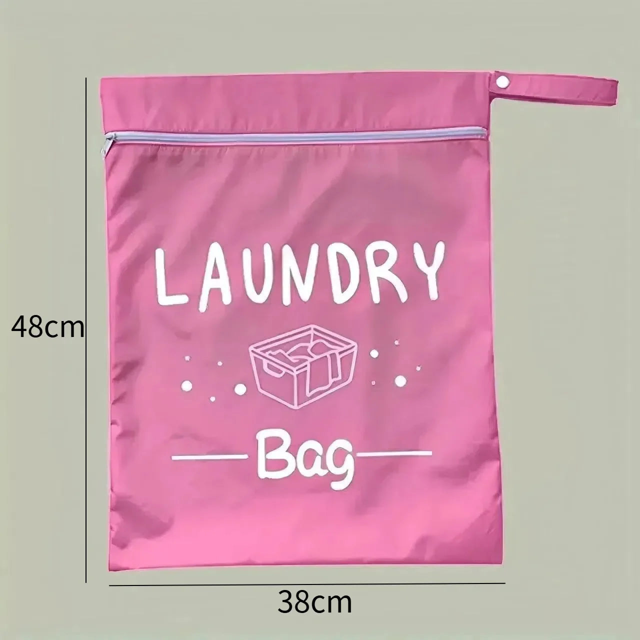 Waterproof Travel Laundry Bag with Zip | Reusable Wet Bag