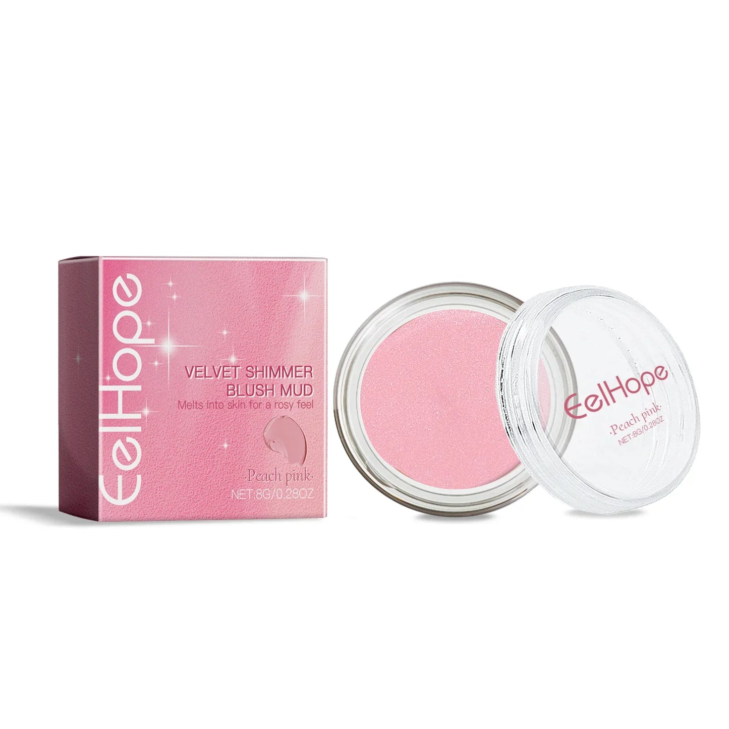 EELHOPE Velvet Shimmer Blush Mud – Cream Cheek Color Makeup