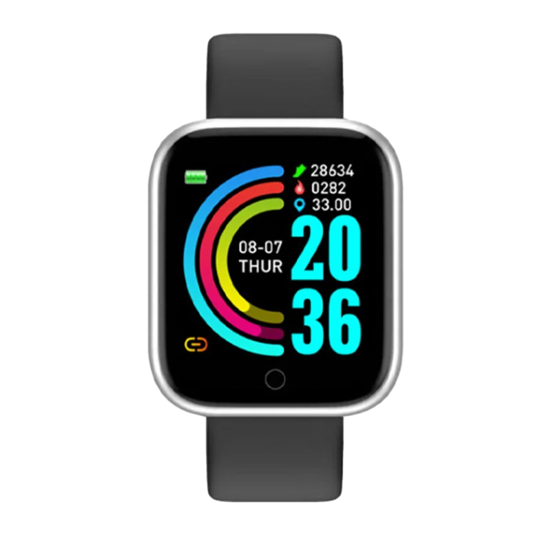 Y68 Smart Watch – Fitness Tracker with Sleep Monitor & Bluetooth