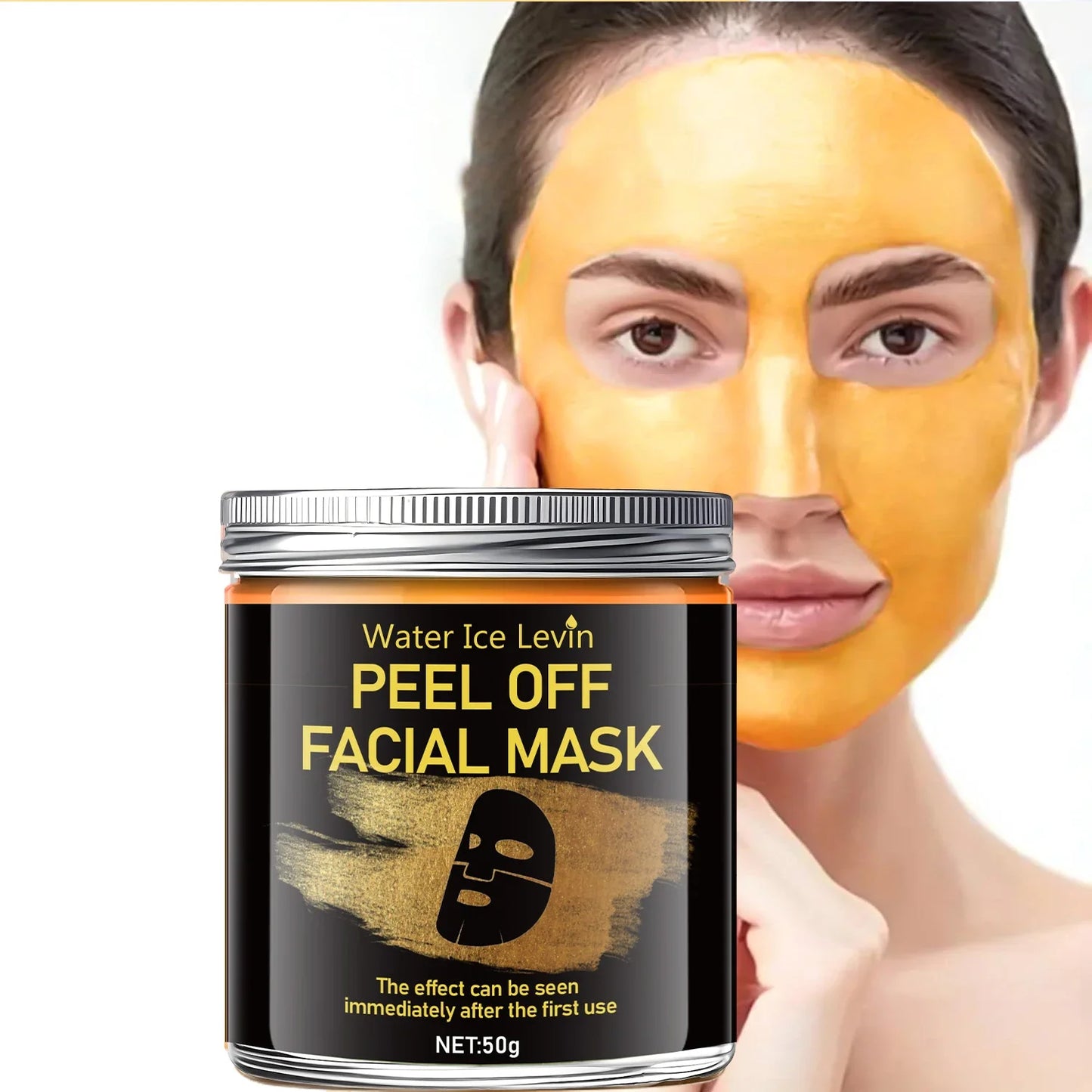 Turmeric Vitamin C Retinol Gel Peel Mask – Hydrating Face Mask