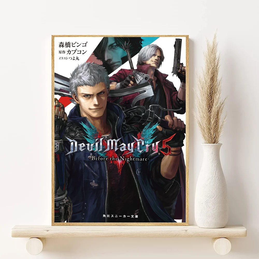 Devil May Cry Anime Poster HD Waterproof PVC Wall Art Decor