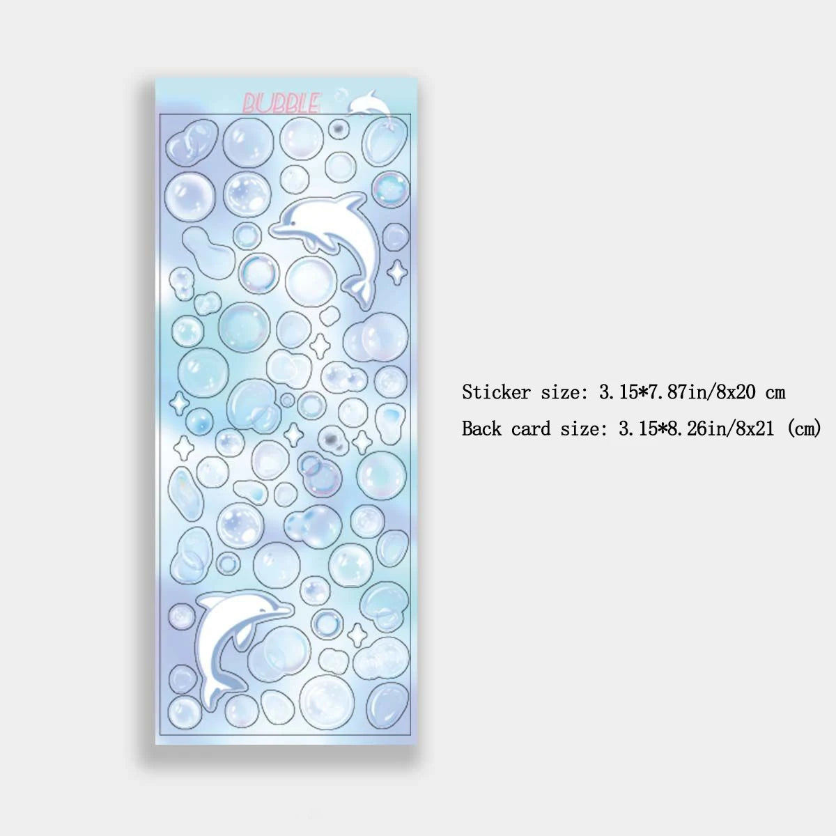 Korean Stickers Wholesale Transparent Bubble Ins Cute Hand Account