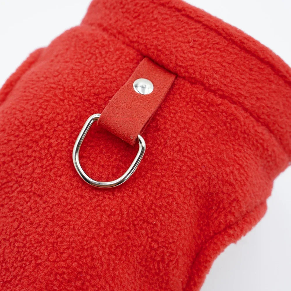 Fleece Dog Vest – Winter Jacket for Small Dogs & Cats