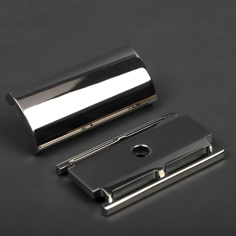 2026 YAQI Sentinel ssp ( 316 Stainless Steel ）Polished Safety Razor Head for Men With 1.35mm Blade Gap Peaceful Pleasures Health and Wellness