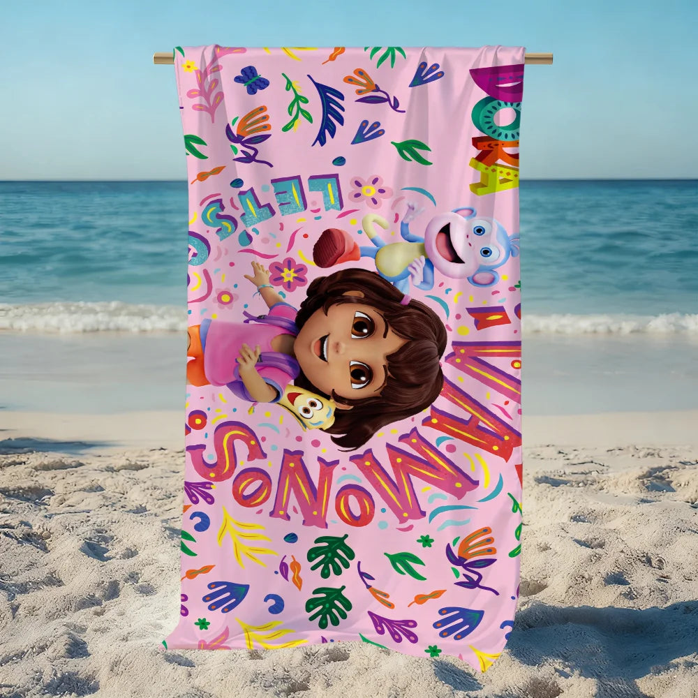 Quick-Dry Microfiber Beach Towel | Pool, Gym & Travel Quick-Dry Beach Towel Peaceful Pleasures Health and Wellness