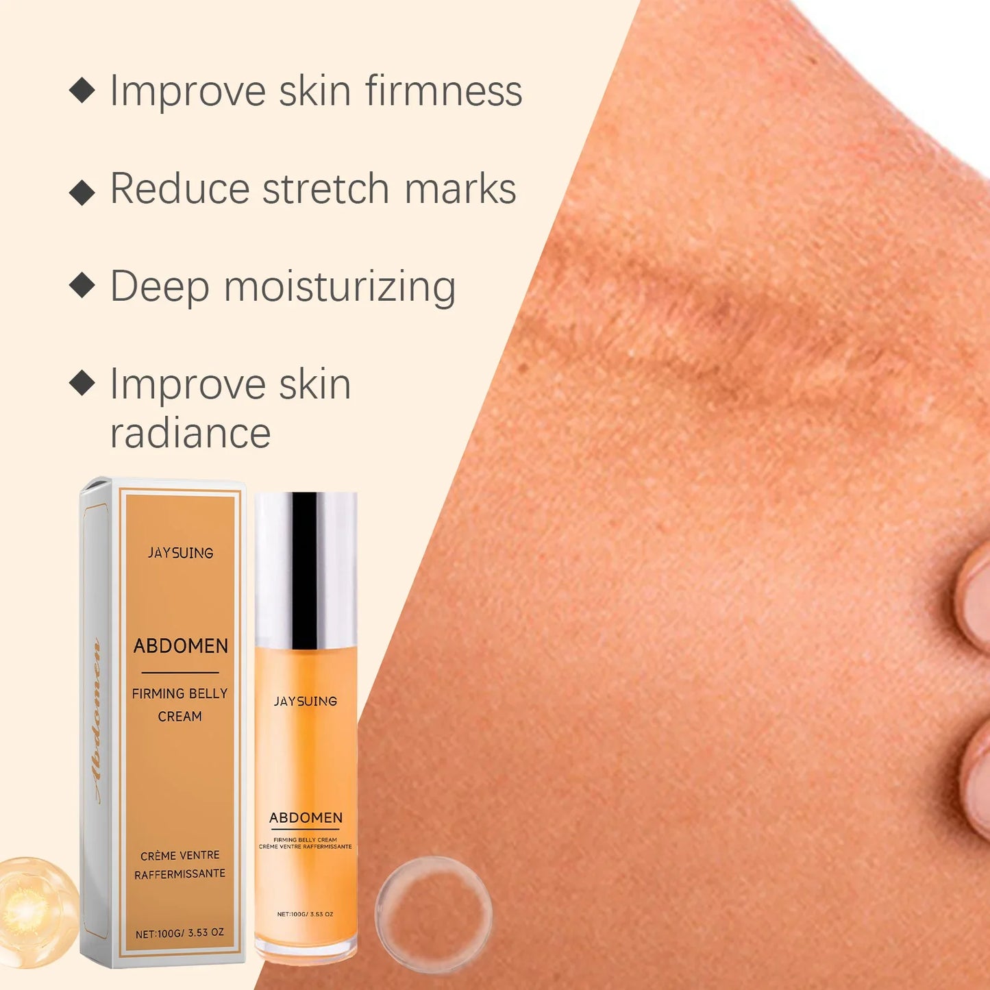 Jaysuing Firming Belly Cream – Stretch Mark Smoothing 100g