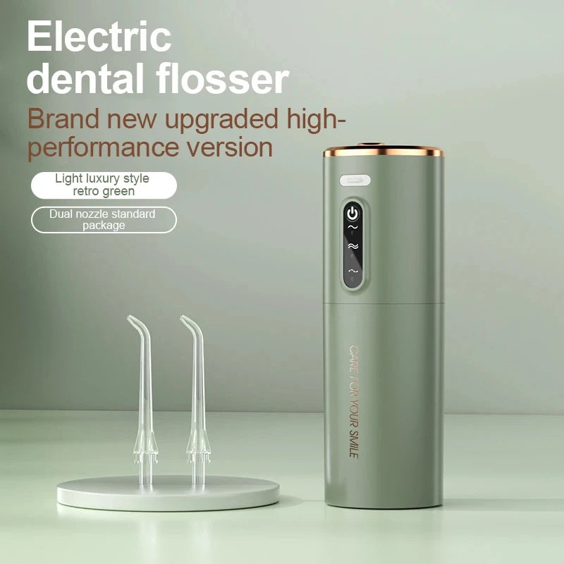GLONXD 280ml Portable Water Flosser | USB Rechargeable, 3 Modes Oral Irrigator Peaceful Pleasures Health and Wellness