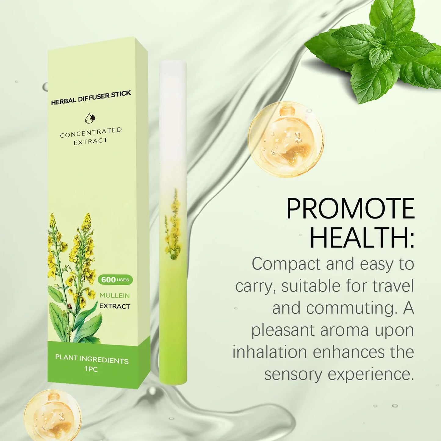 Herbal Diffuser Pen – Lung Cleanse & Breathing Support Inhaler