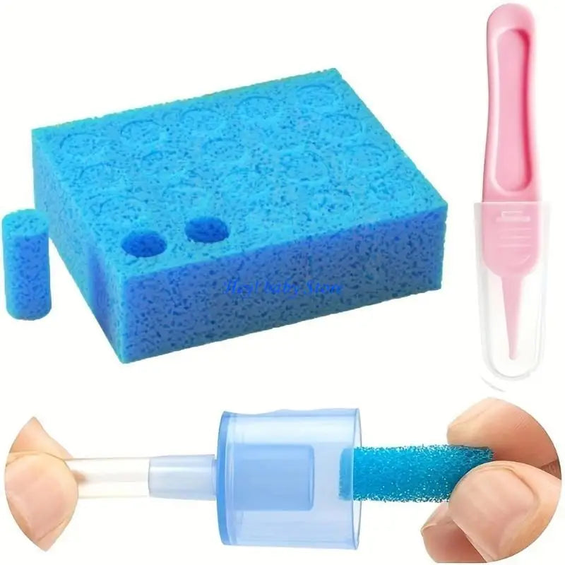 Nasal Aspirator Sponge Filters 200pcs | Baby Hygiene Replacement