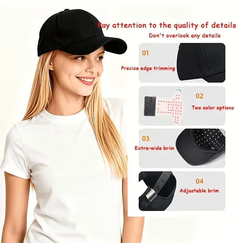 Home Use, Multi-bead Light Effect Cap, Daily Head Care Tool, Rechargeable, Portable Beauty Device Peaceful Pleasures Health and Wellness