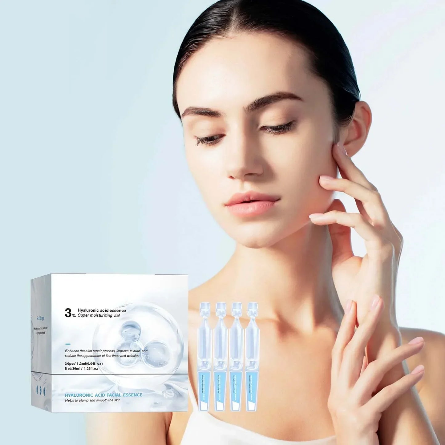 Hyaluronic Acid Face Serum – 3D Moisturizing Lifting Essence