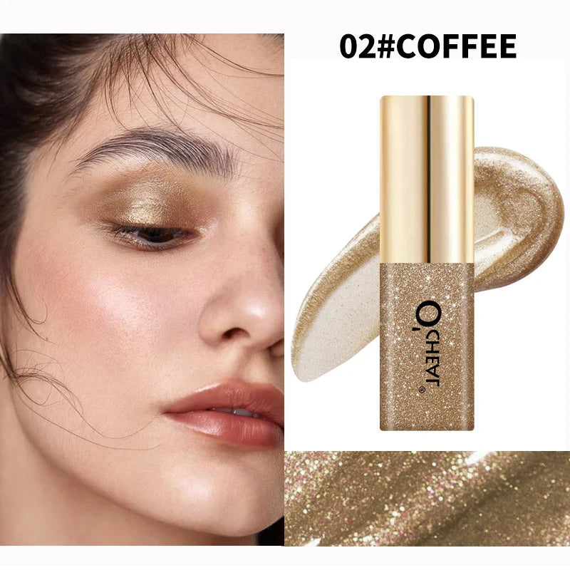 O'Cheal Glitter Liquid Eye Shadow – 7 Shades, Shimmer & Waterproof
