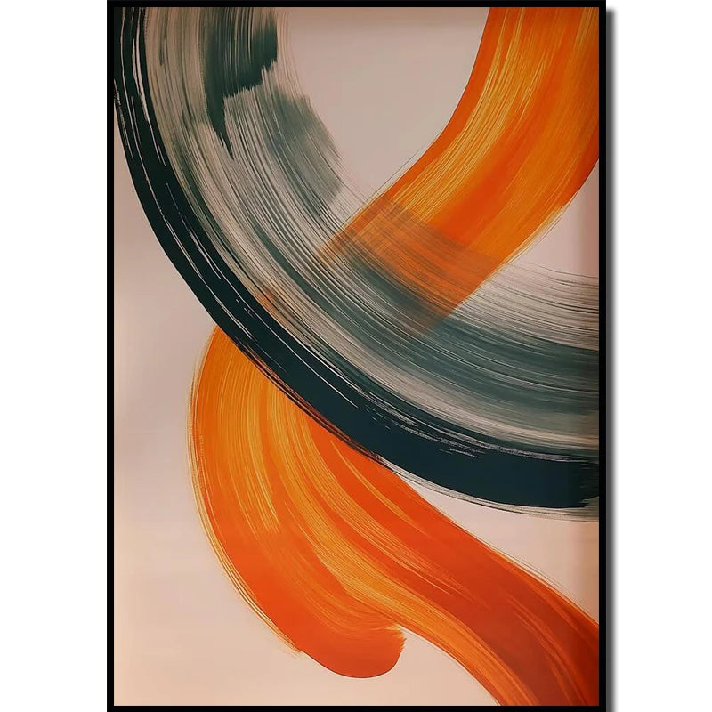 Sage Green Burnt Orange Modern Wall Art Canvas painting , Medieval Modern Wall Art Printed Poster, Home Wall Decoration Gift, Peaceful Pleasures Health and Wellness DD054-06 40x50cm Unframed