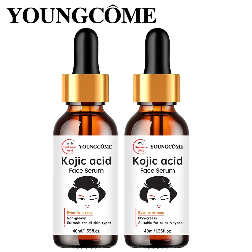 YOUNGCOME Kojic Acid Serum – Fade Dark Spots & Brighten Skin Brightening Face Serum Peaceful Pleasures Health and Wellness