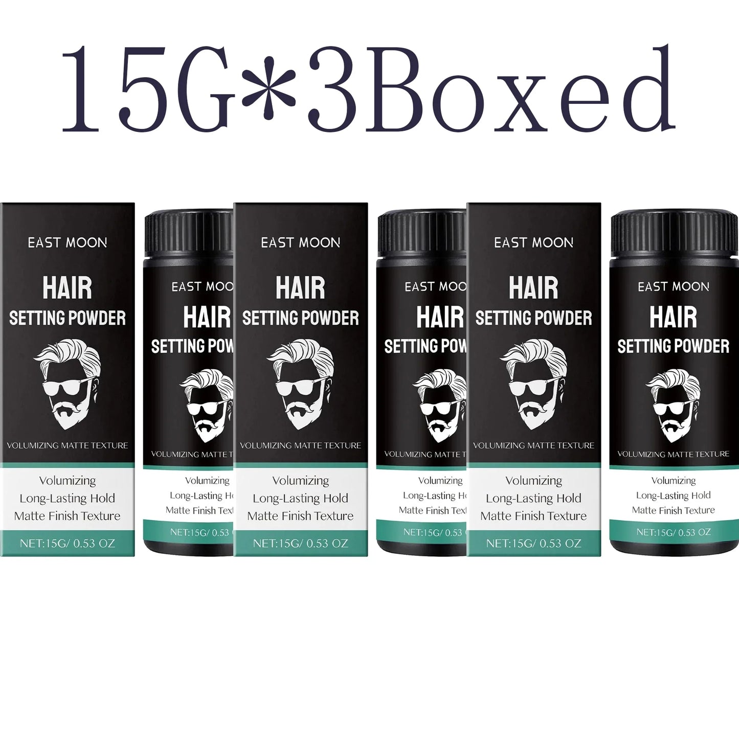 East Moon Matte Hair Styling Powder – Volume & Texture for Men