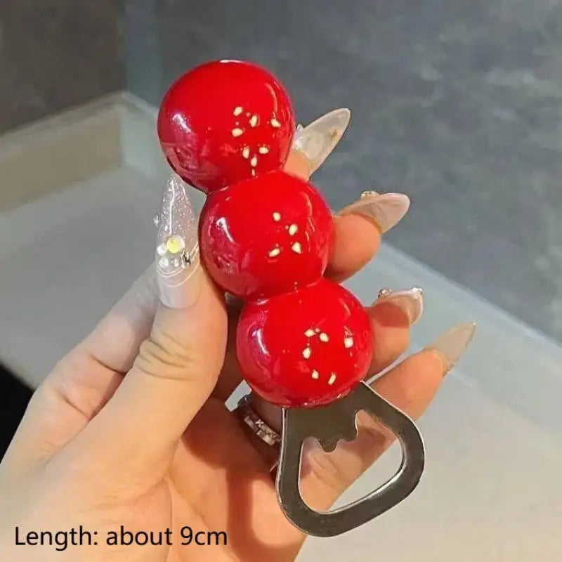 Kawaii Bottle Opener Fridge Magnet & Keychain | Cute Kitchen Gift