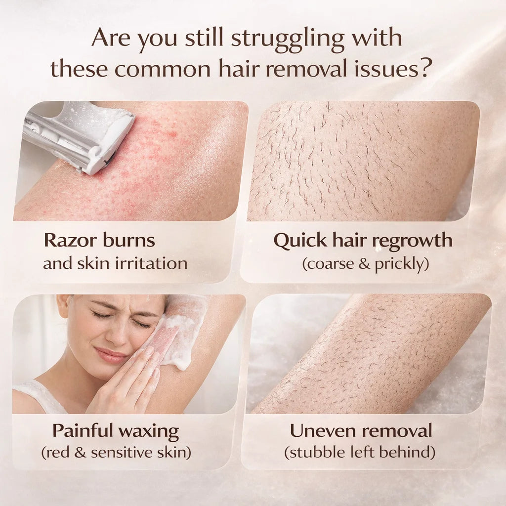 120ML Hair Removal Spray Hair Growth Inhibitor Spray Painless Hair Reduction Permanently Inhibits Hair Growth Skin Silky Smooth Peaceful Pleasures Health and Wellness